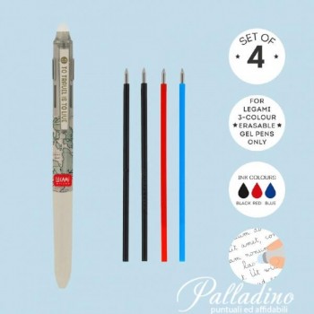 Set di penne cancellabili magiche colorate 4 colori penne Gel cancellabili  manico lavabile per cancelleria per ufficio scolastico